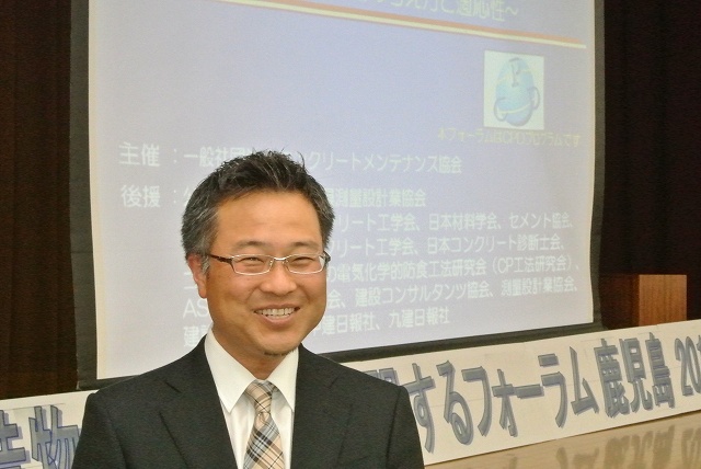 講演前に記念撮影 | 2014/05 鹿児島フォーラム | 一般社団法人コンクリートメンテナンス協会