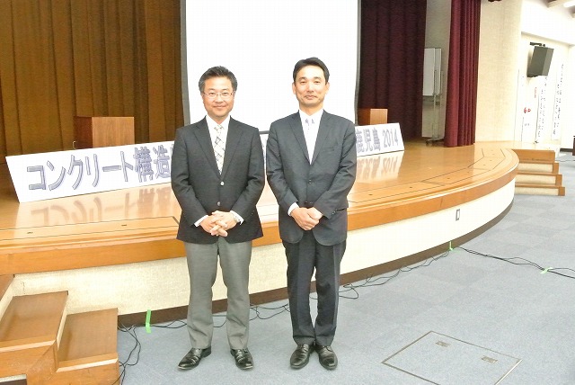 第一部の江良先生と一緒に | 2014/05 鹿児島フォーラム | 一般社団法人コンクリートメンテナンス協会